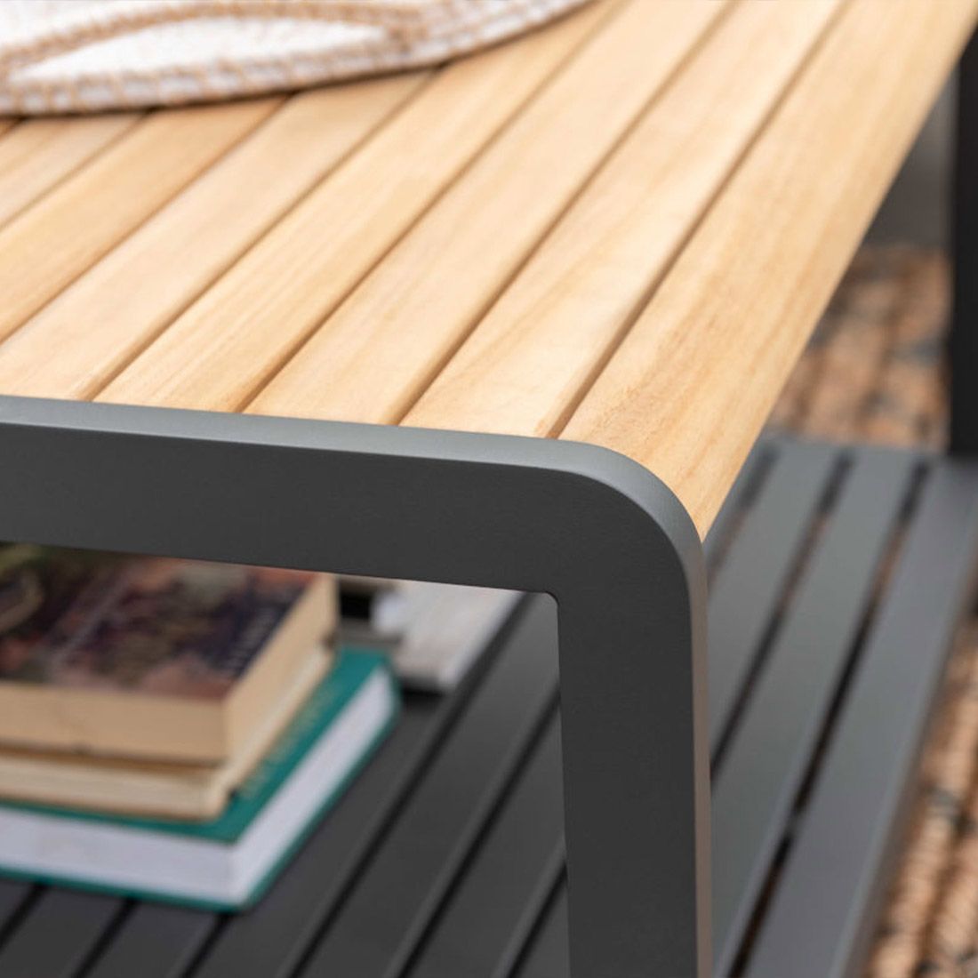 LifestyleGarden Amber Ecklounge inkl. Loungetisch Aluminium/Olefin