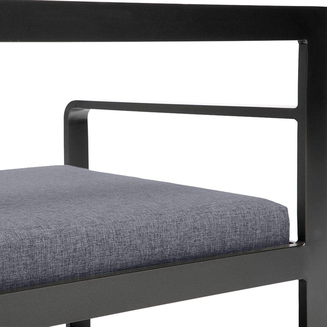 Kettler Ocean Casual Dining Dininglounge Tisch 112,5x112,5cm Aluminium/Polyester