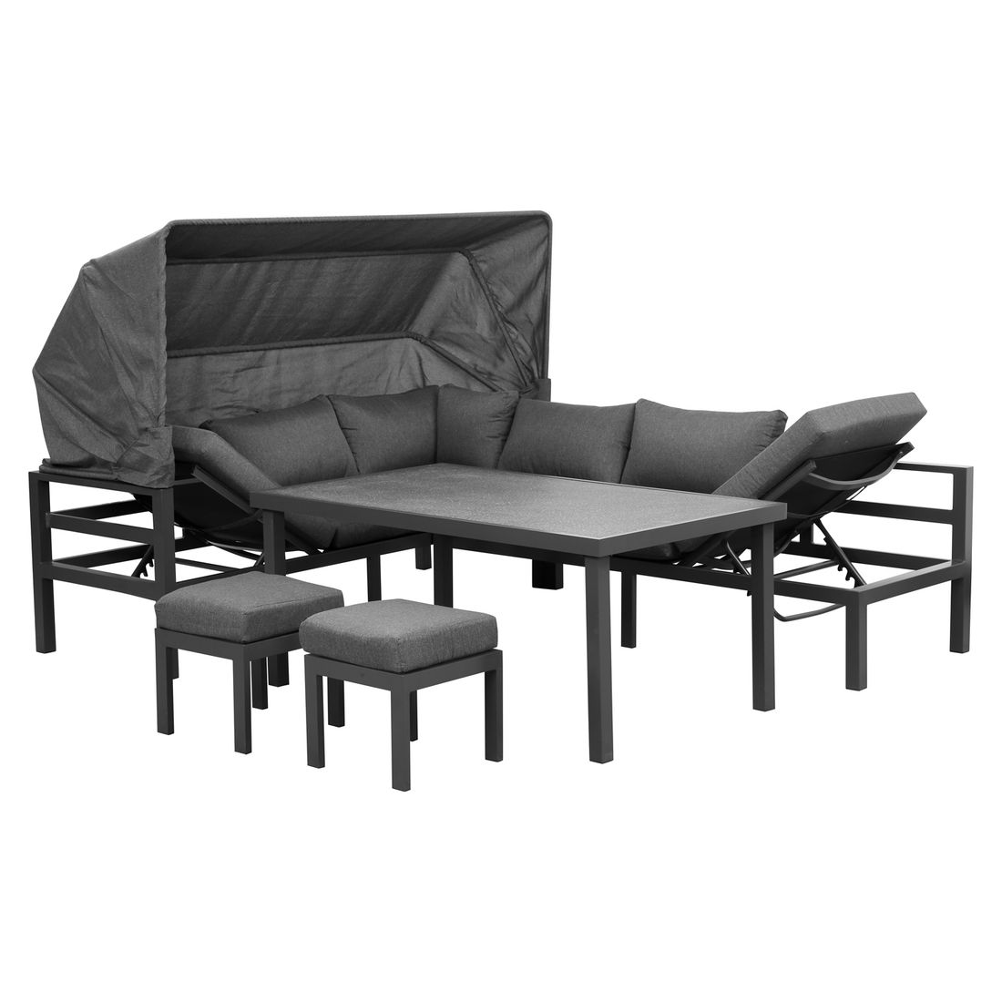 OUTLIV. Anzio Dininglounge Aluminium/Spunpolyester