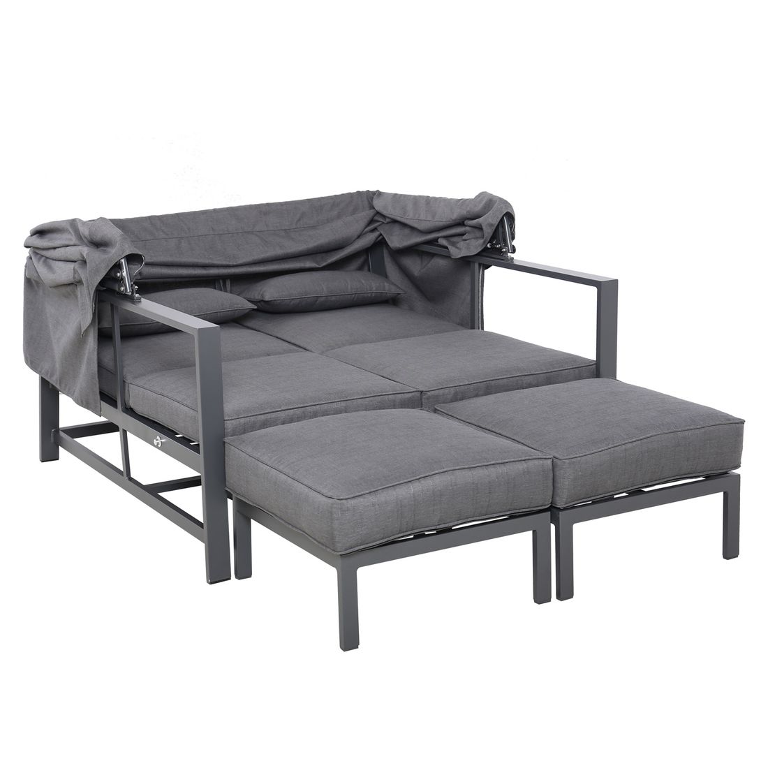 OUTLIV. Atlanta Daybed verstellbar Aluminium/Olefin