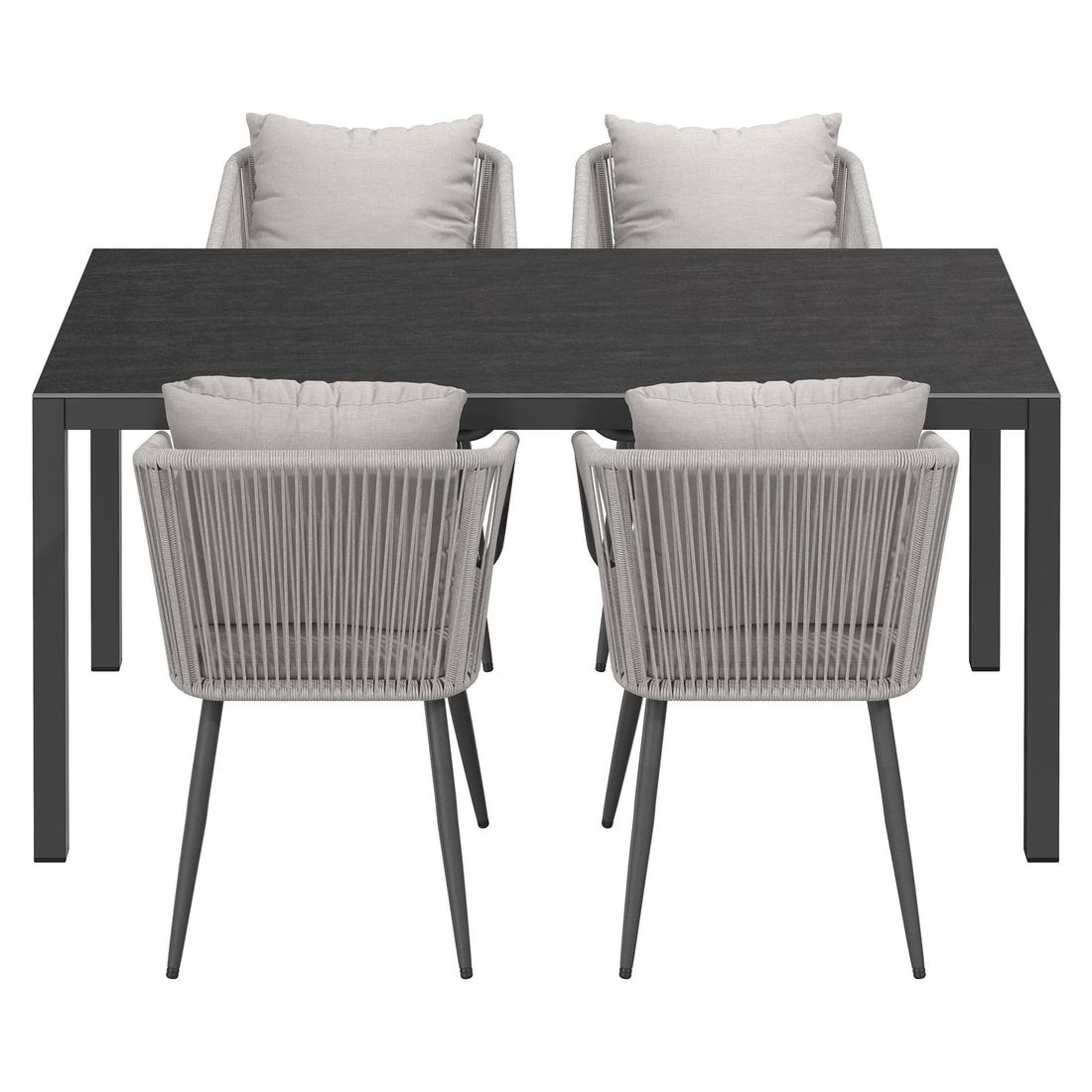 OUTLIV. Alex Gartenmöbel-Set M (4 Plätze) Tisch 160x90cm