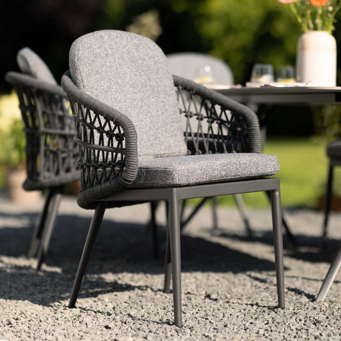 Interliving 7012 Gartensessel Aluminium/Rope