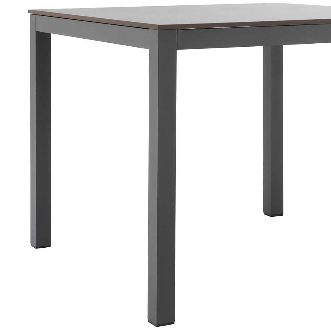 OUTLIV. Gartentisch 90x90cm Aluminium/HPL