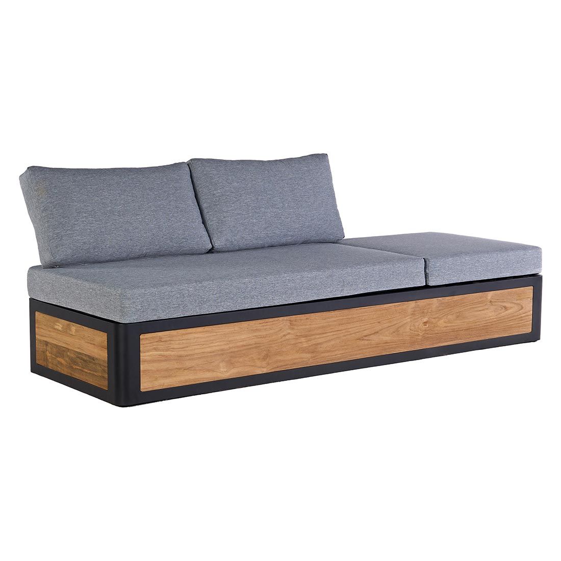 OUTLIV. Paros Loungeset inkl. Loungetisch Aluminium/Teak/Olefin