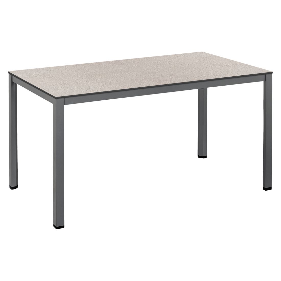 Kettler Cubic Gartentisch 140x70cm Aluminium/HPL