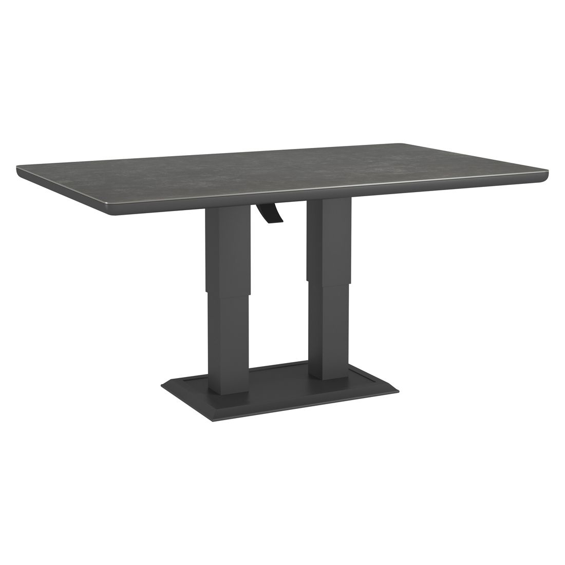 OUTLIV. Atlanta Low Dining Loungeset inkl. Lifttisch Aluminium/Olefin