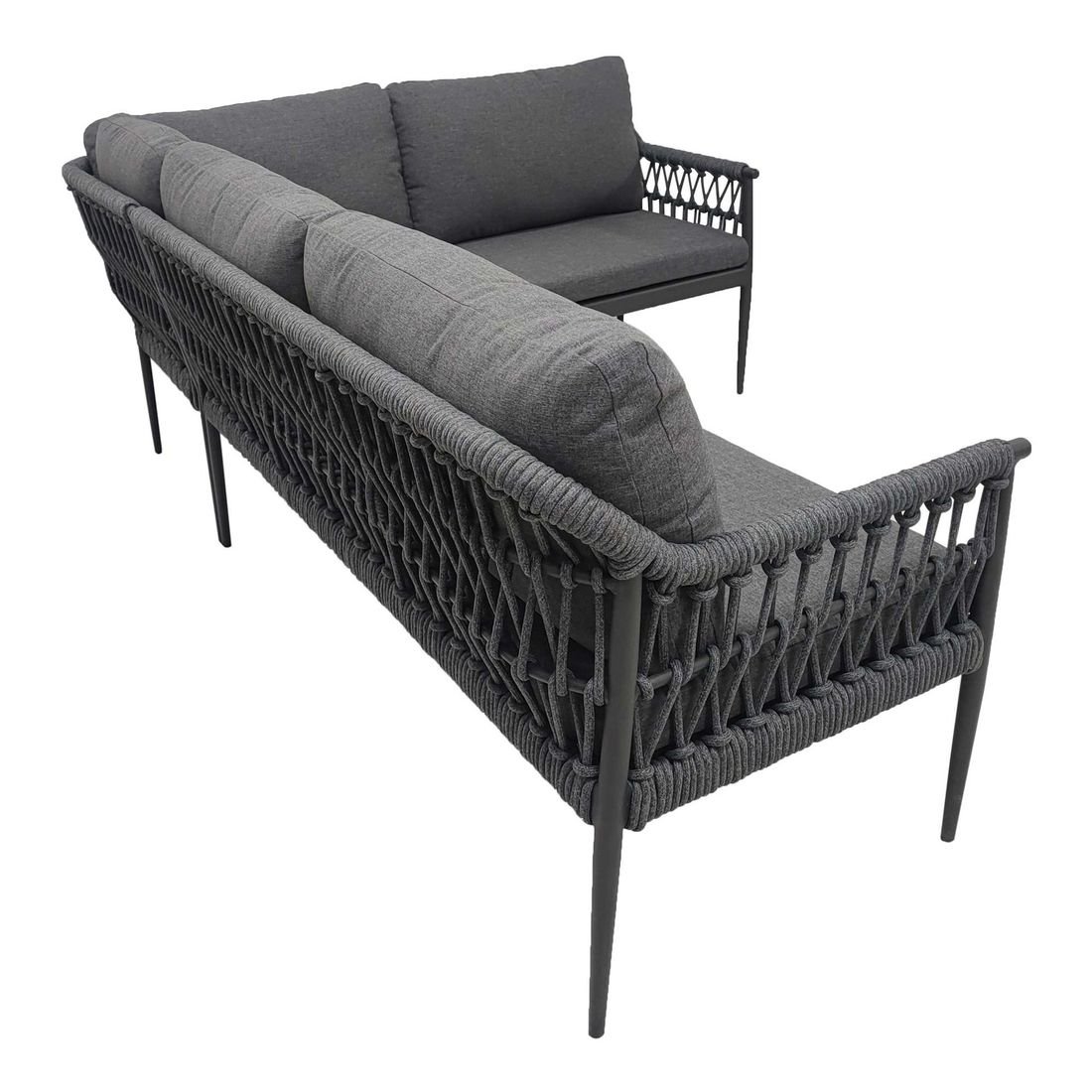 LC Garden Bari Ecklounge Aluminium/Rope