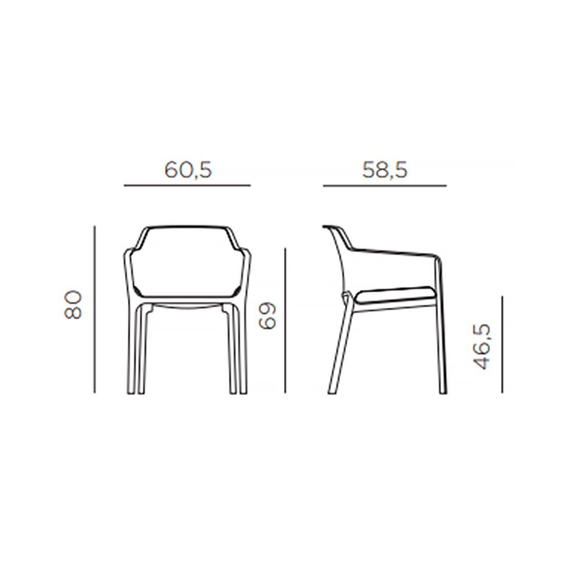 Nardi Net Gartenmöbel-Set XXL (10 Plätze) Tisch 210/280x100cm