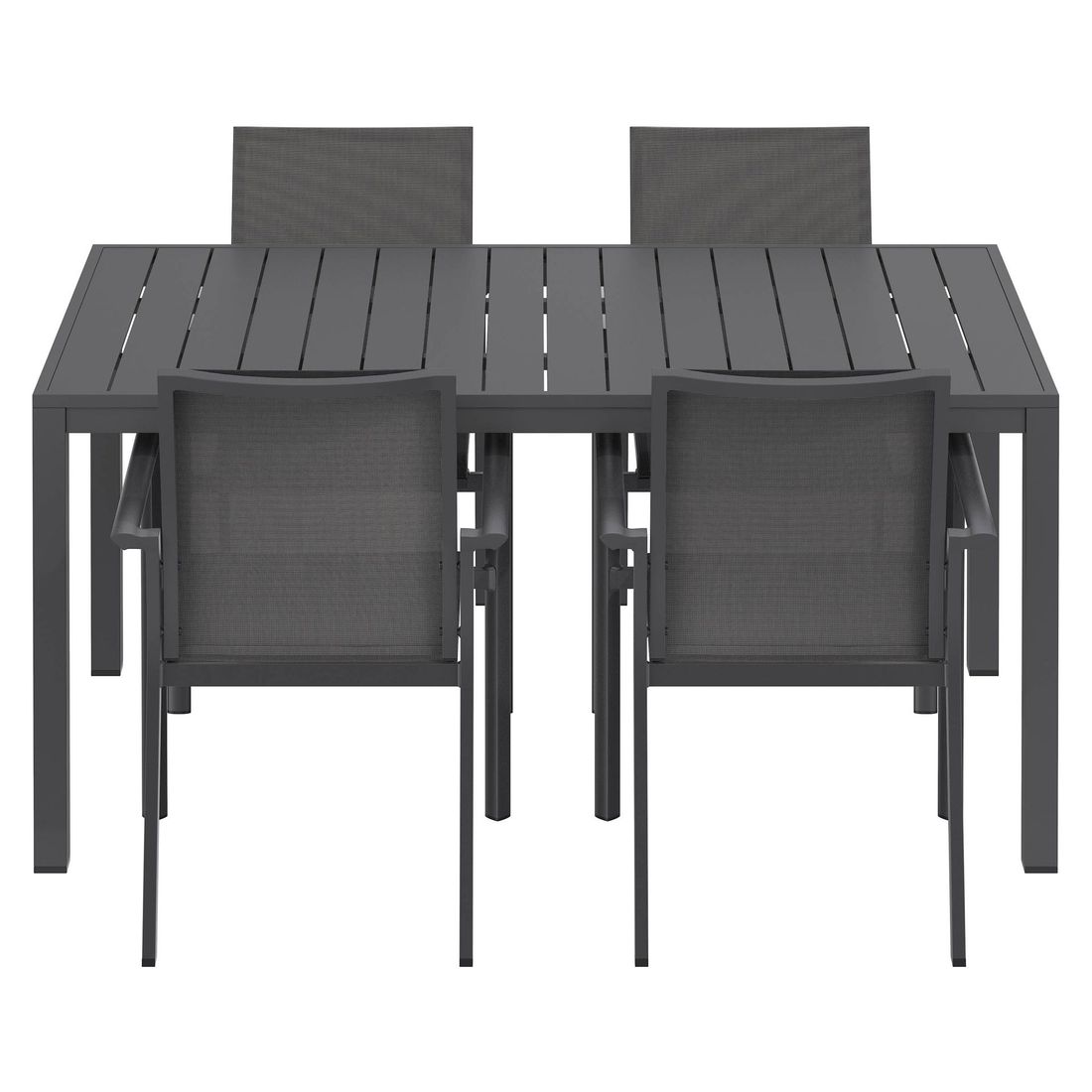 OUTLIV. Lucca Gartenmöbel-Set M (4 Plätze) Tisch 155x90cm