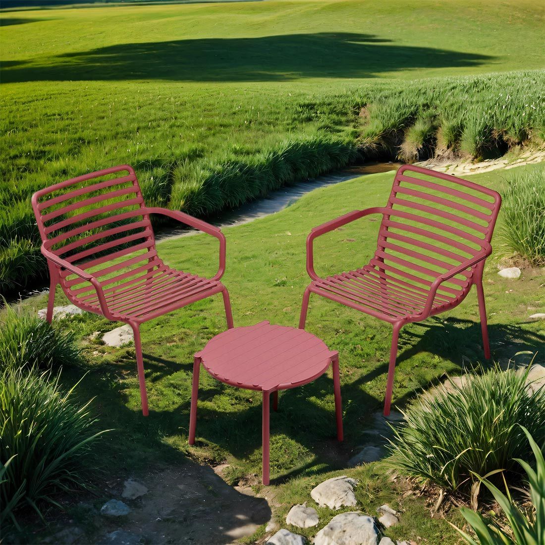 Nardi Doga Relax Loungeset inkl. Loungetisch Kunststoff