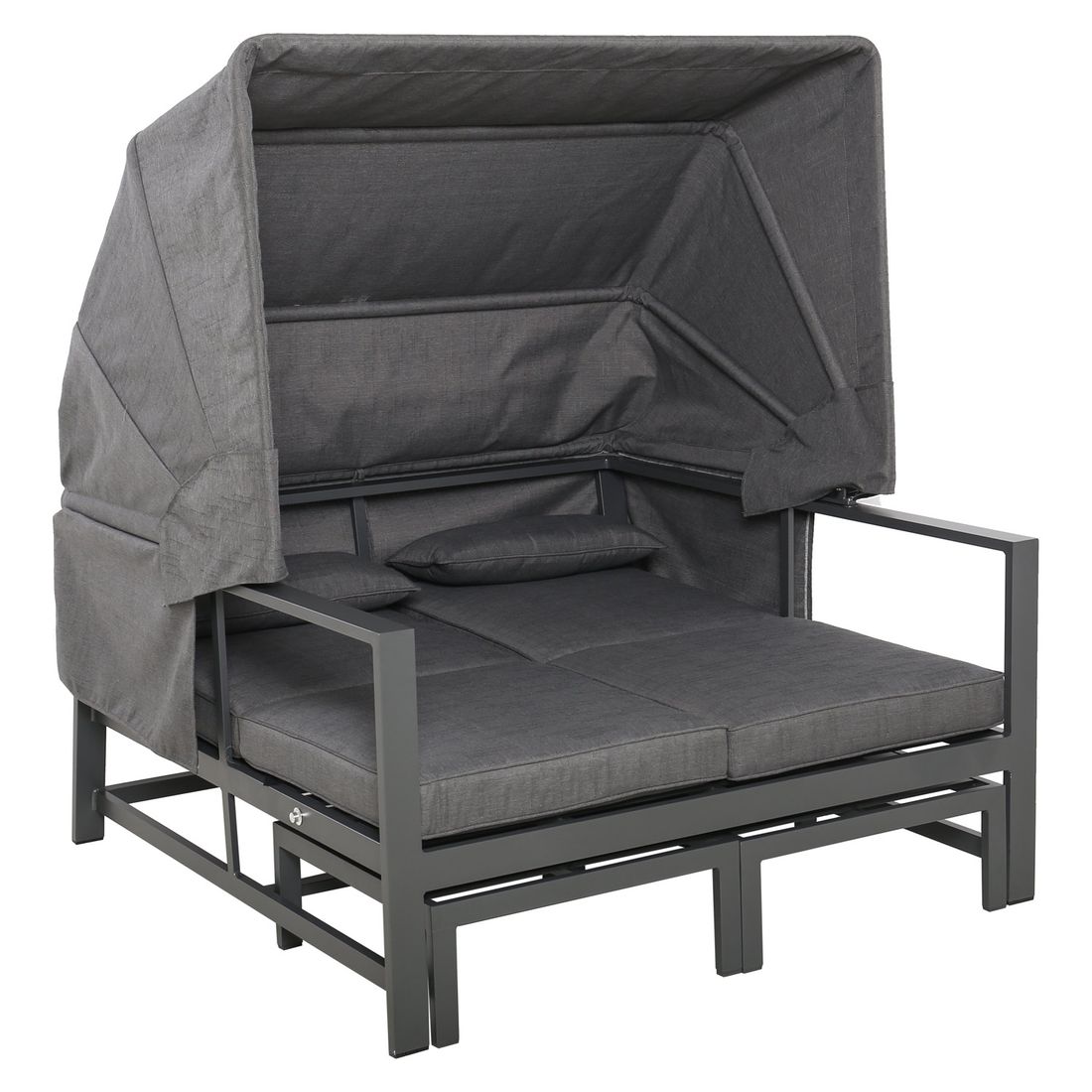 OUTLIV. Atlanta Daybed verstellbar Aluminium/Olefin