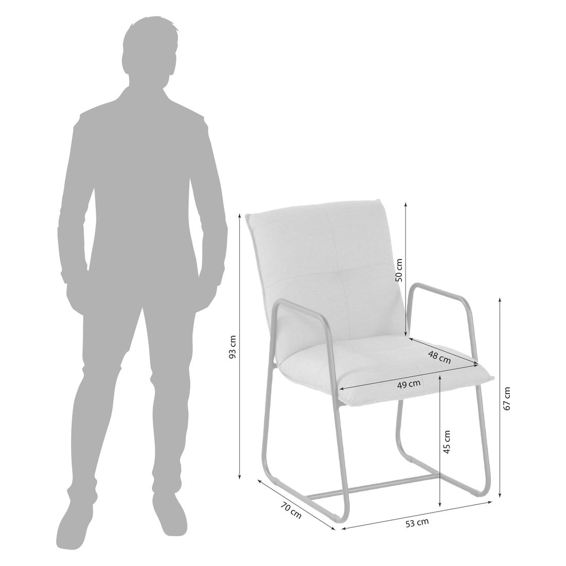Schöner Wohnen Fontein Gartensessel Aluminium/Sunbrella