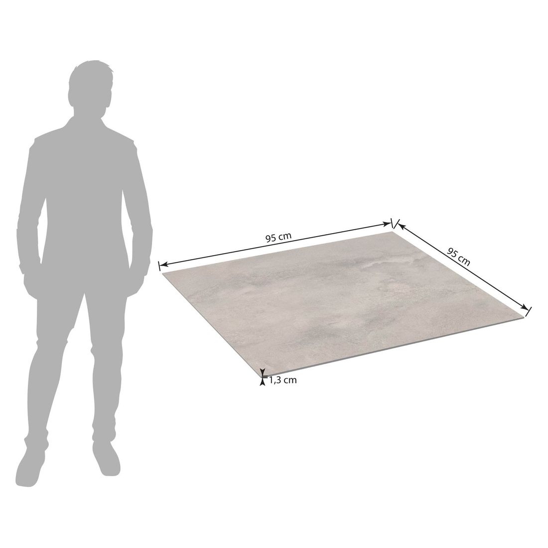 Kettler Gartentisch-Platte HPL