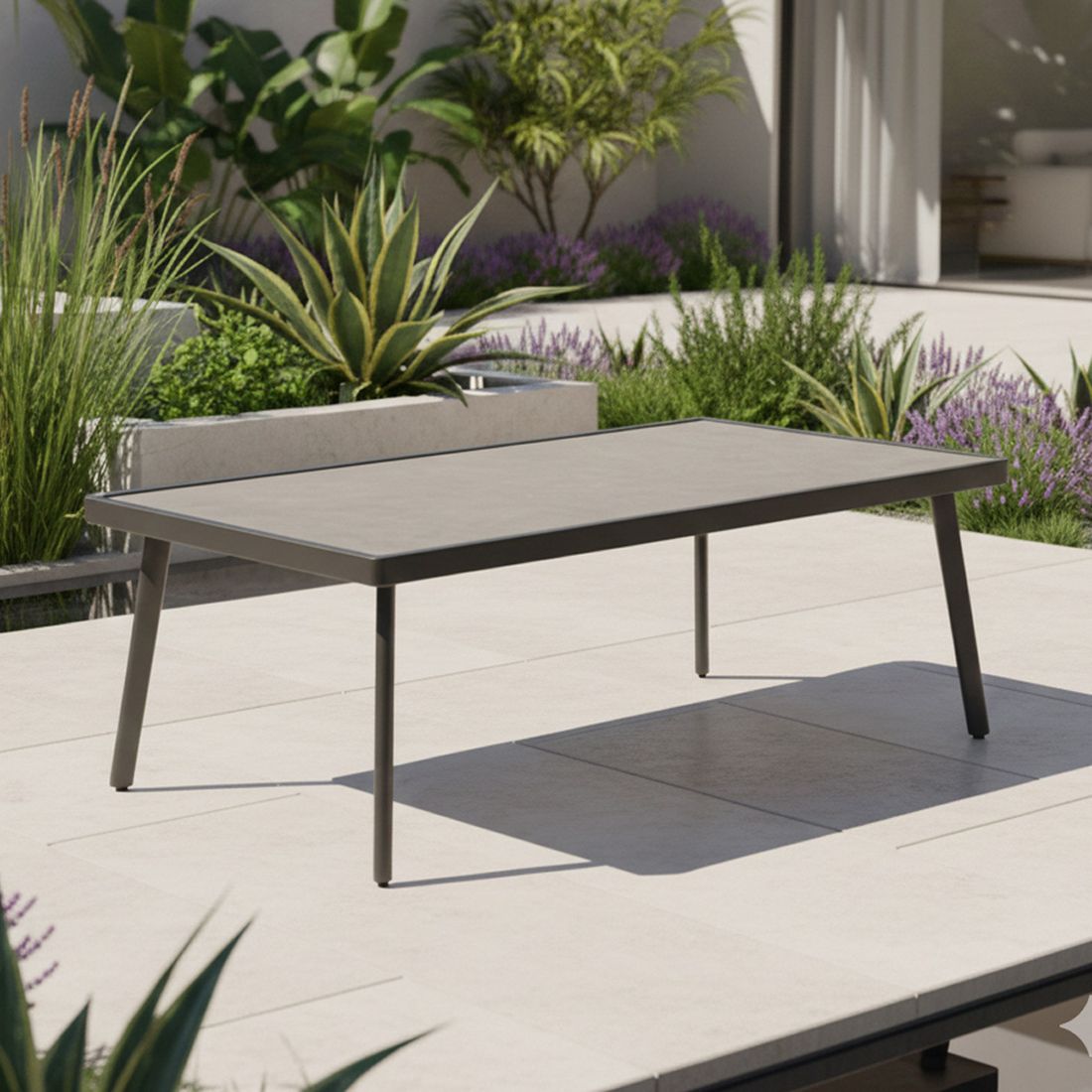LC Garden Avento Loungetisch 120x65cm Aluminium/Sinterstone