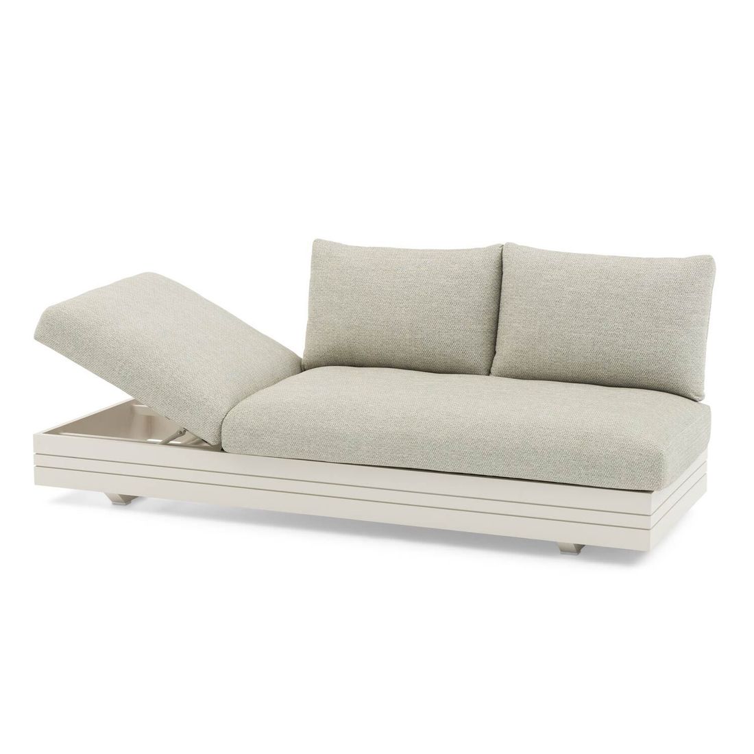 Zebra Cubo Neo Gartenloungesofa verstellbar Aluminium/Sunproof