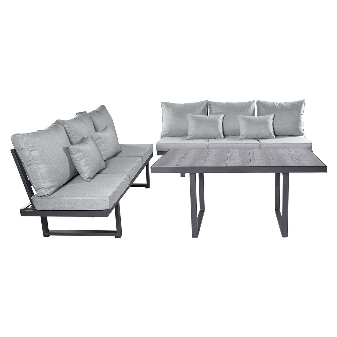 LC Garden Bondino Dininglounge Aluminium/Kunstfaser