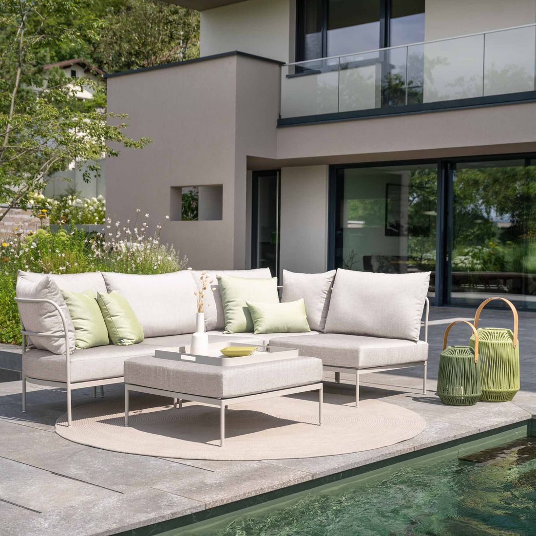 Stern Coco Mittelmodul Aluminium/Outdoorstoff