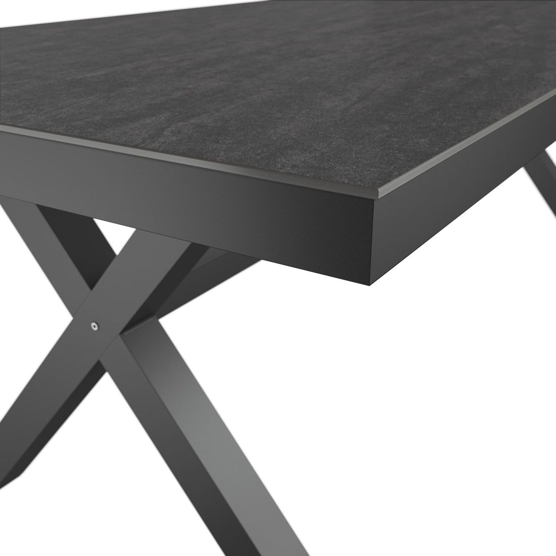 OUTLIV. Gartentisch 220x100cm Aluminium/Dekton