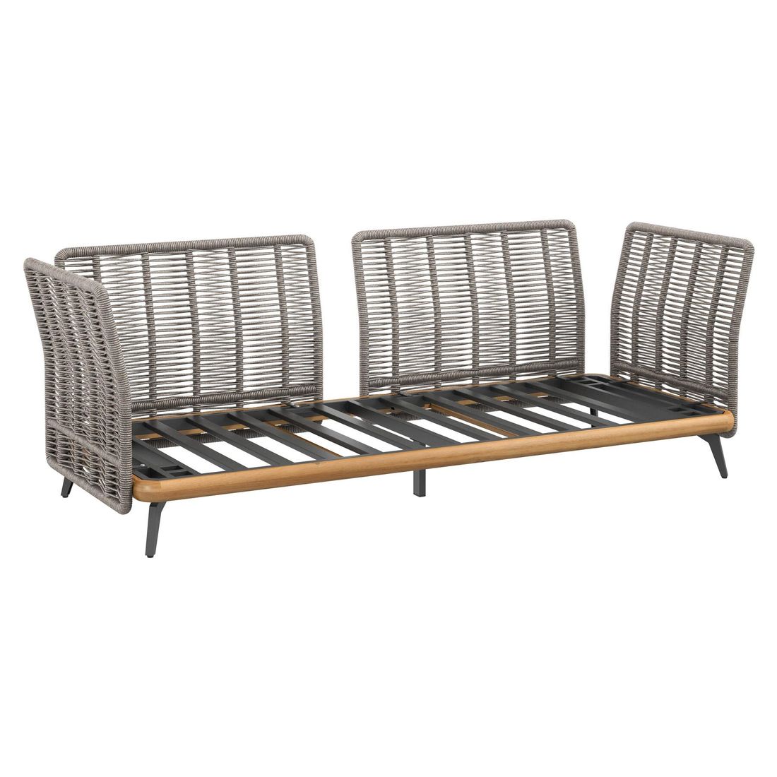 OUTLIV. Ava Loungeset inkl. Loungetisch Akazie/Rope/Polyester