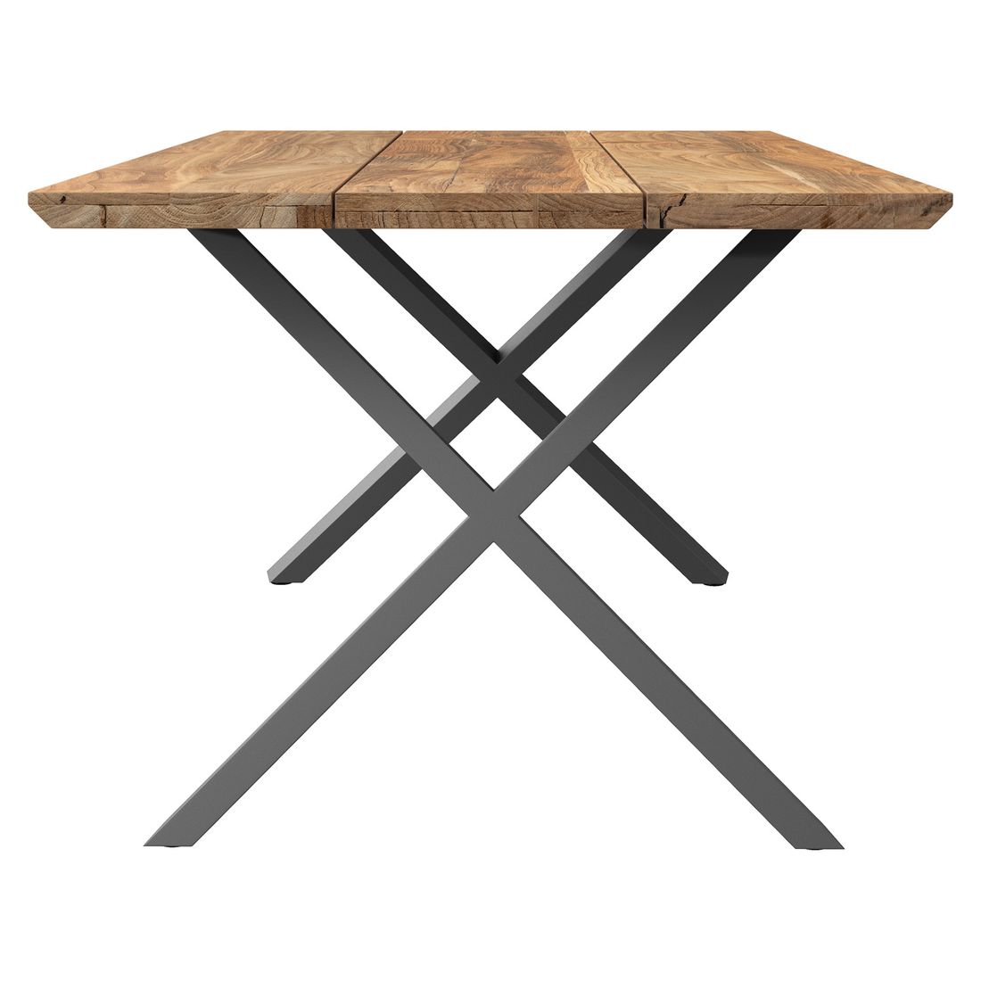 OUTLIV. Negara Gartentisch Edelstahl/Teak recycelt