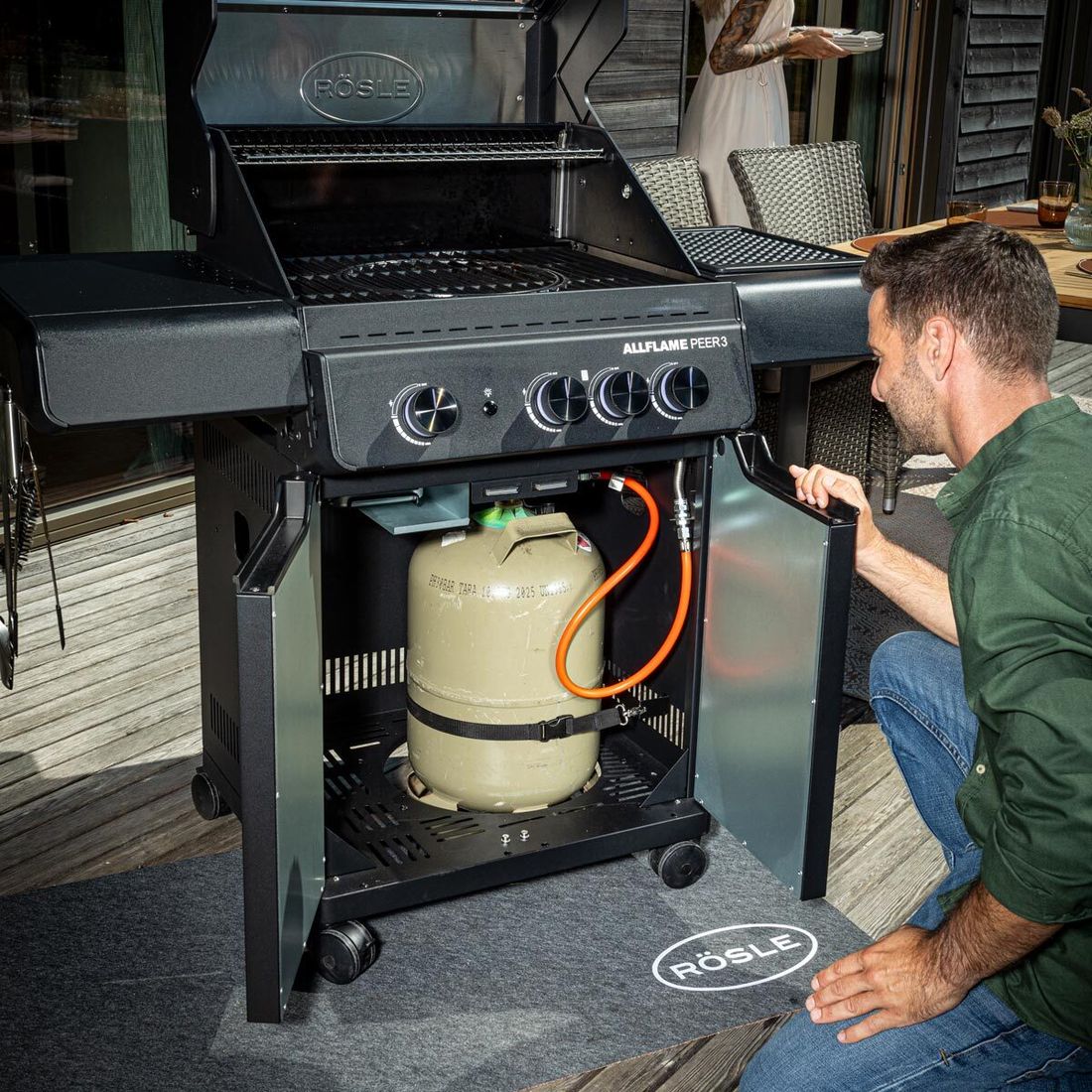 Rösle Allflame Peer 3 Gasgrill