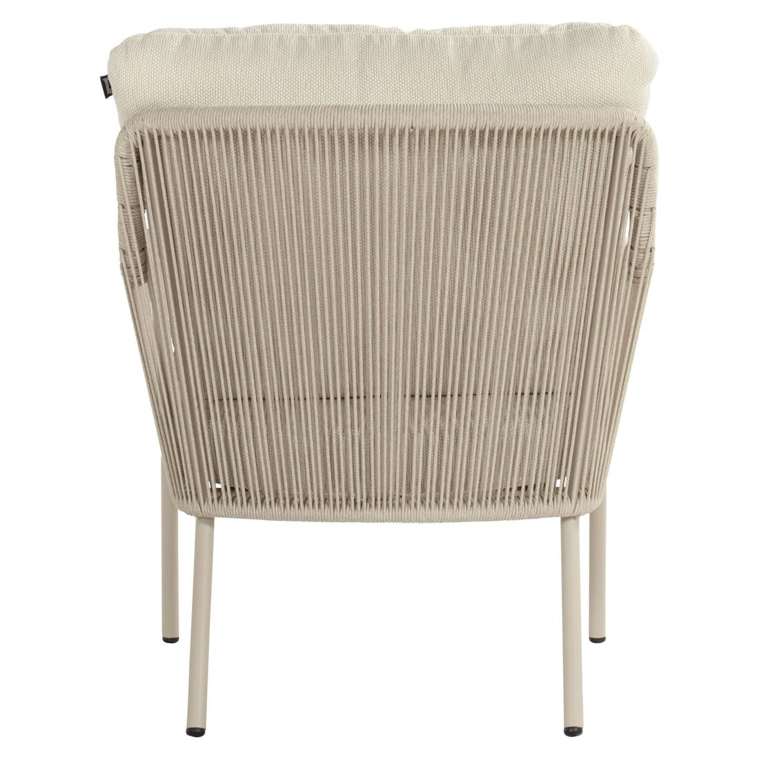 Hartman Zaragoza Low Dining Gartensessel Aluminium mit Sitz- und Rückenkissen