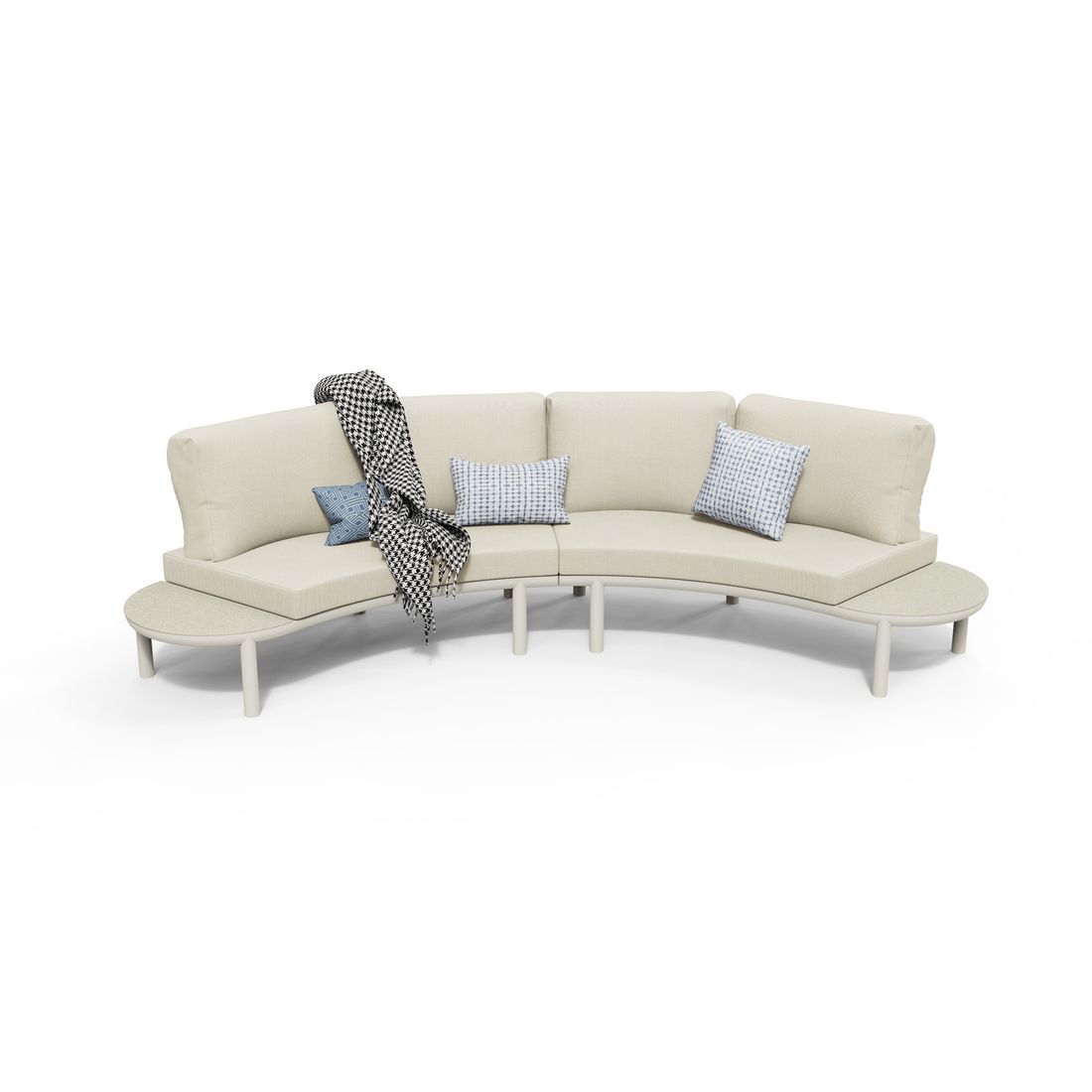 OUTLIV. Fano Gartenloungesofa Aluminium/Rope/Spun Polyester
