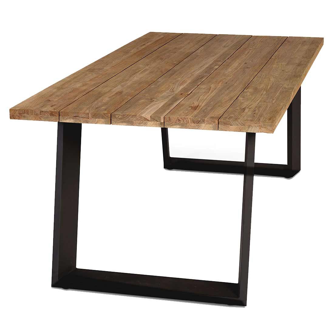 OUTLIV. Vido Gartentisch 200x100cm Aluminium/Teak recycelt
