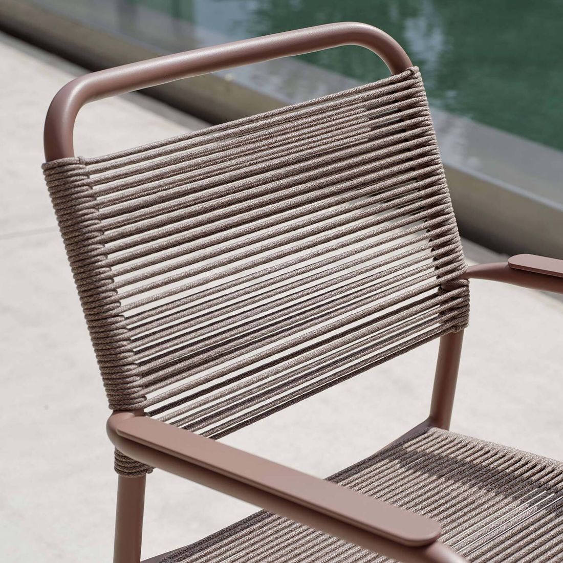 Stern Joris Stapelsessel Aluminium/Rope