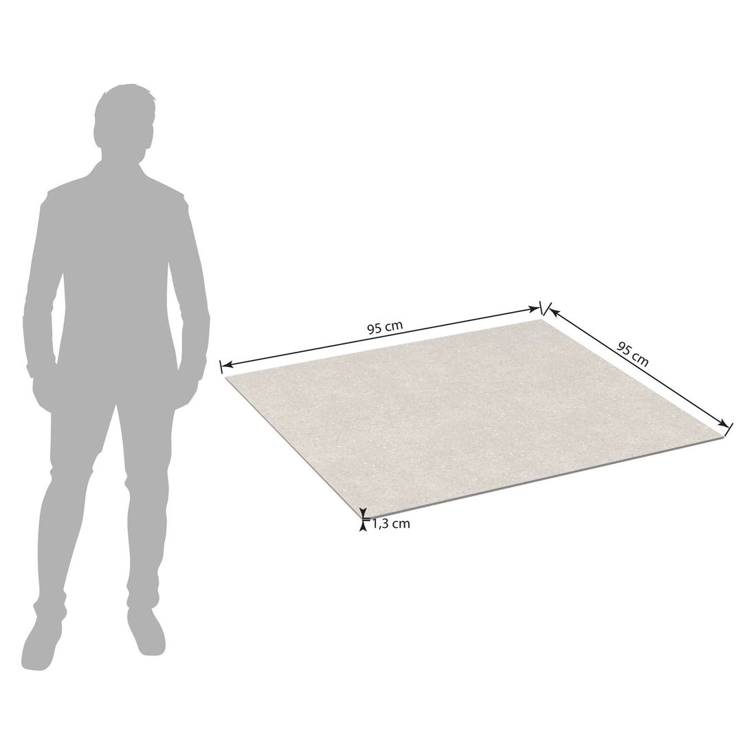Kettler Gartentisch-Platte HPL