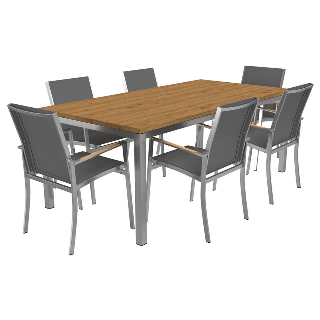 OUTLIV. Oviedo Gartenmöbel-Set L (6 Plätze) Tisch 200x100cm
