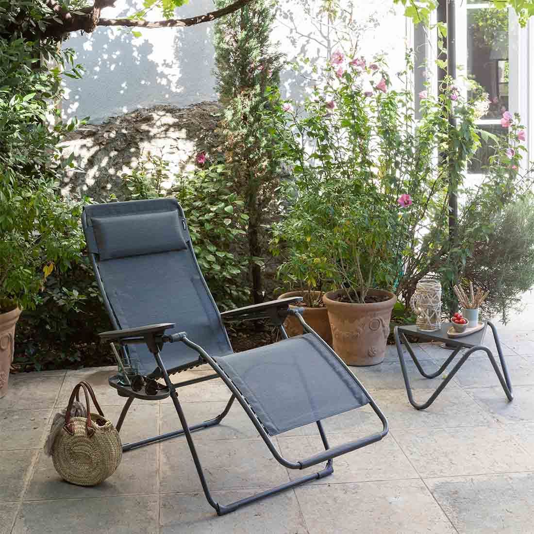 Lafuma Futura Relaxliege Stahl/Batyline Duo