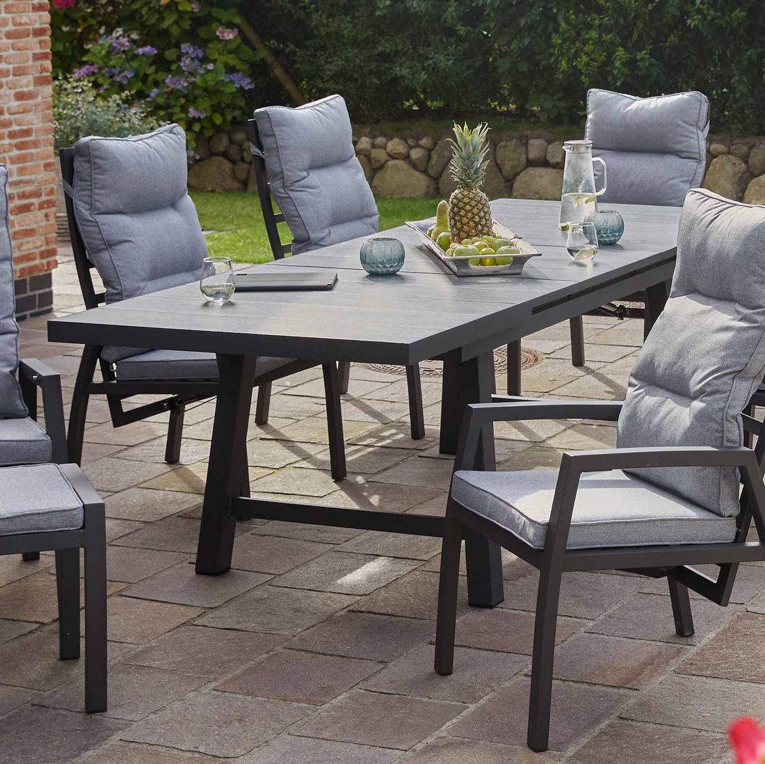 LC Garden Bondino Ausziehtisch Aluminium/Glaskeramik