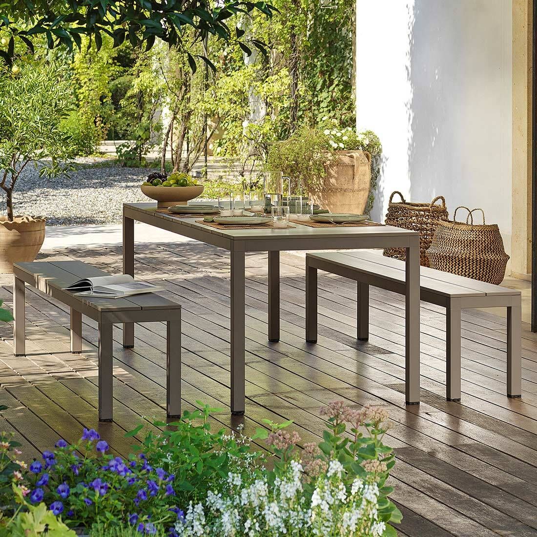 Nardi Rio Gartenmöbel-Set L (6 Plätze) Tisch 210/280x100cm
