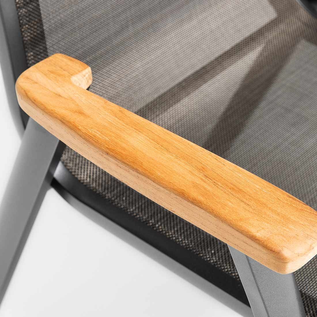 Kettler Memphis Gartenmöbel-Set M verstellbar (4 Plätze) Tisch Ø160cm