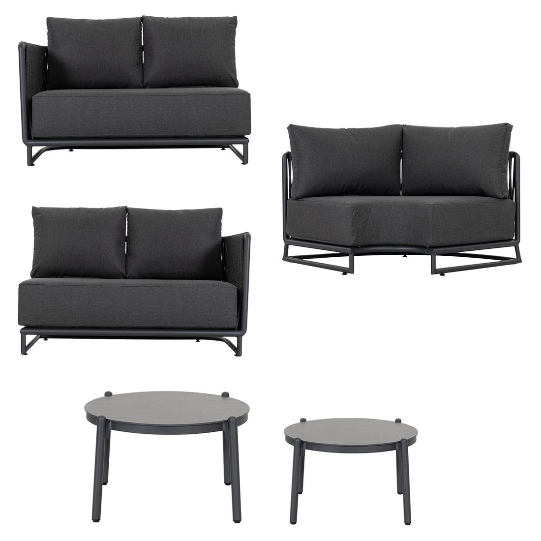 OUTLIV. Modena Ecklounge Aluminium/Rope/Kunstfaser