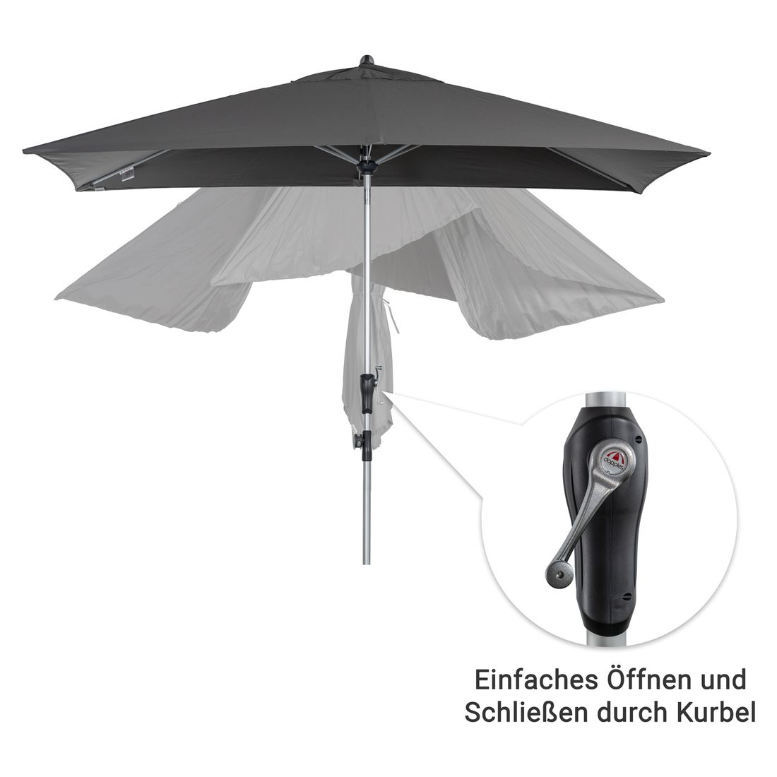 Doppler Profi Mittelstockschirm 300x200cm