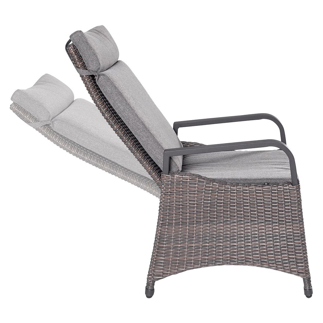 LC Garden Komido Gartenmöbel-Set M verstellbar (4 Plätze) Tisch 160/210x100cm