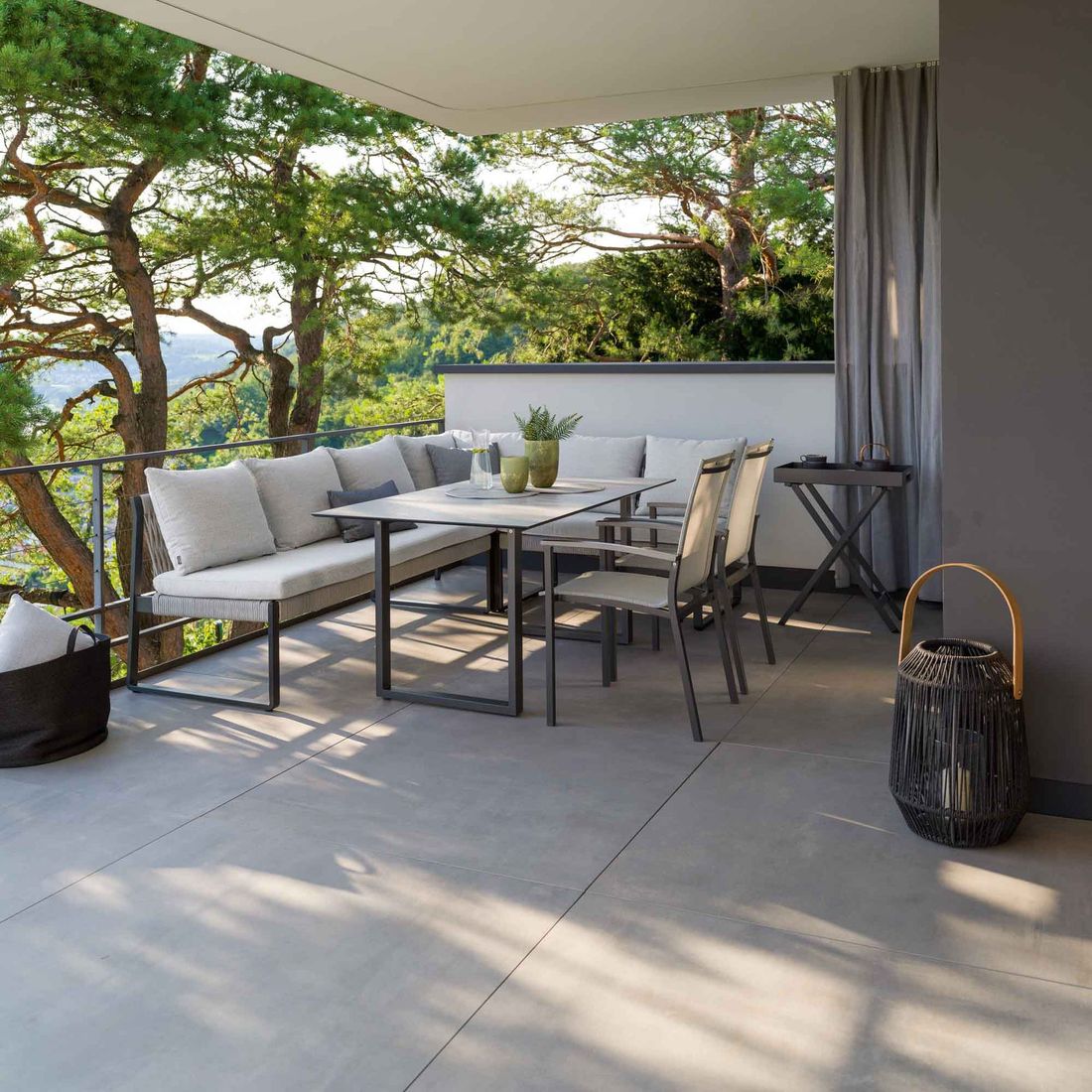 Stern Tammo Gartensofa Aluminium/Rope/Outdoorstoff