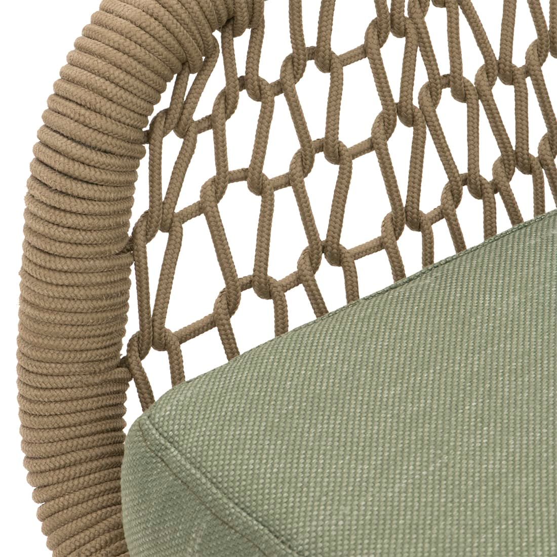 OUTLIV. Portofino Loungeset inkl. Loungetisch Stahl/Rope