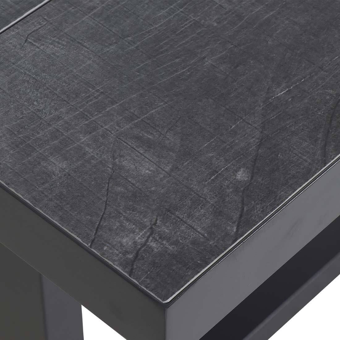Siena Garden Taranto Dininglounge Tisch 140x85cm Aluminium/Gardino-Geflecht