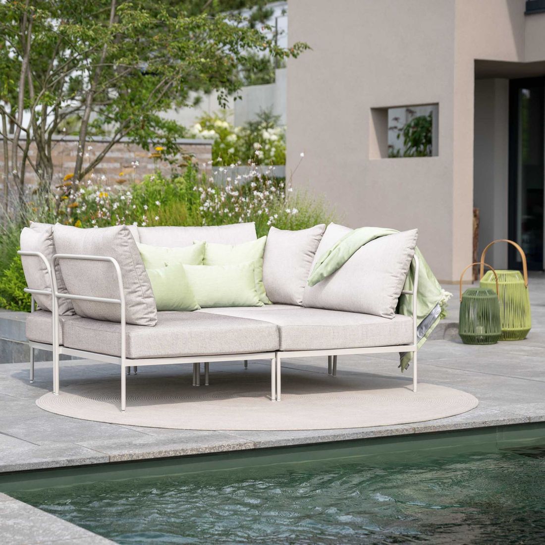 Stern Coco Mittelmodul Aluminium/Outdoorstoff