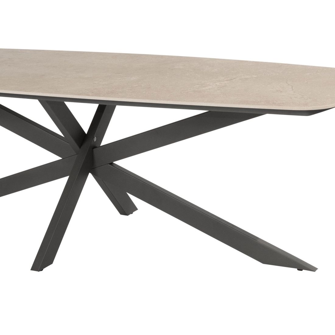 4Seasons Prado Gartentisch 240x105cm Edelstahl/Keramik