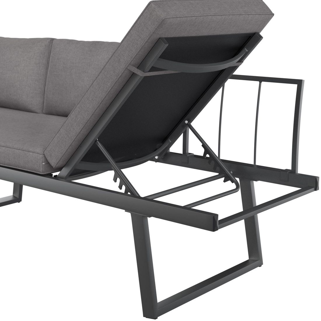 OUTLIV. Lucca Diningsofa Aluminium/Olefin