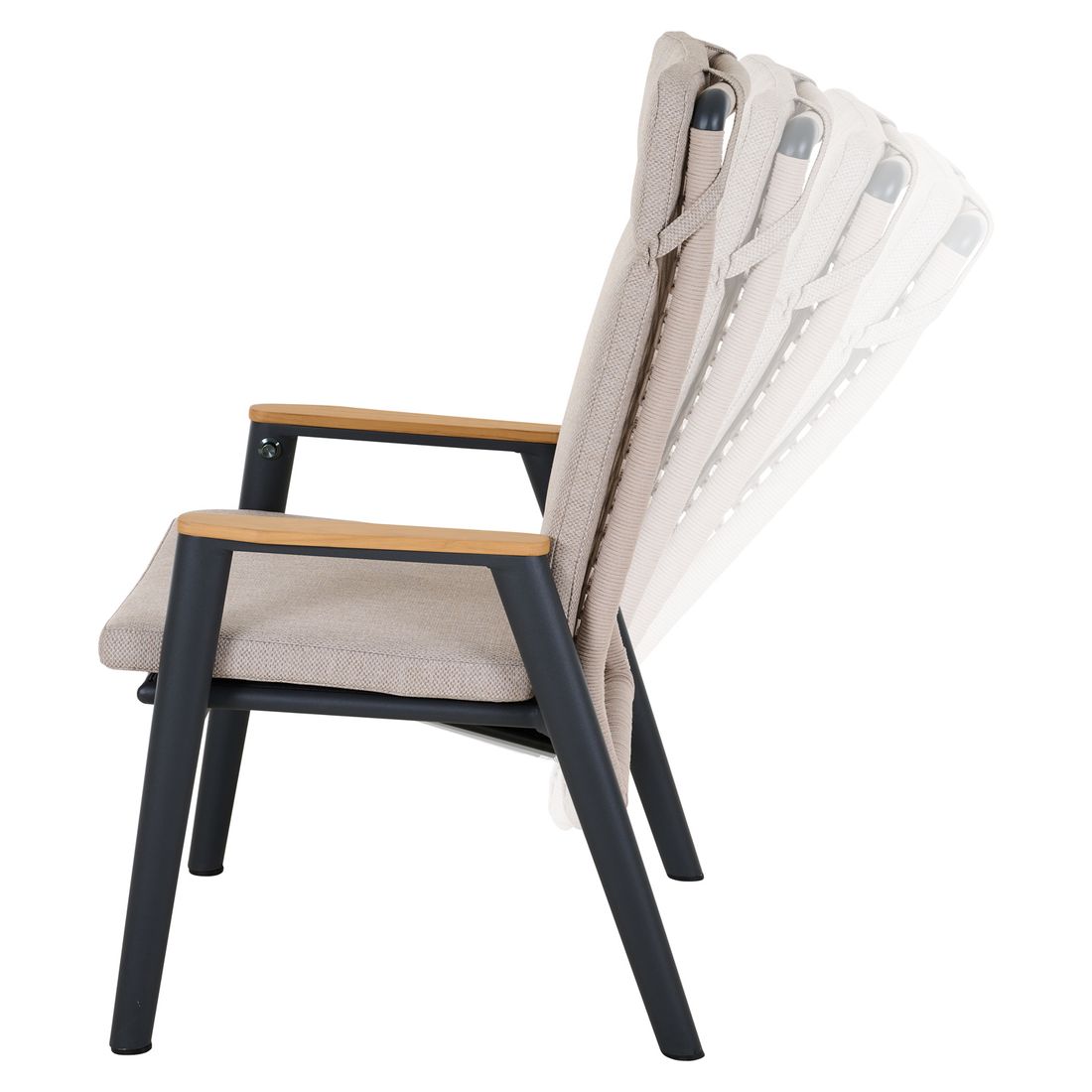 Siena Garden Cortina Gartenmöbel-Set L (6 Plätze) Tisch 182x100cm
