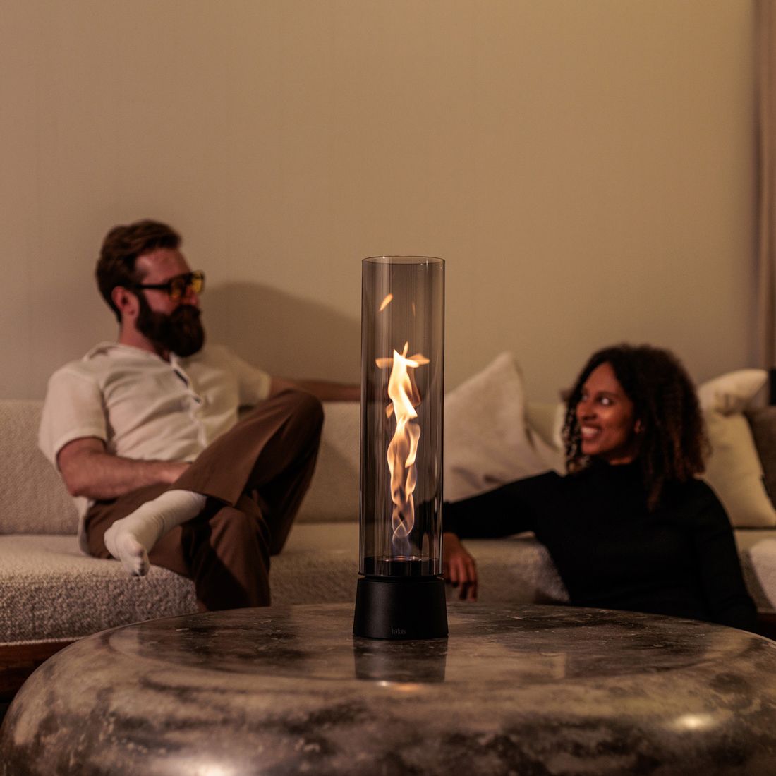 höfats SPIN Air 1200 Tischfeuer Ø13,8x54cm