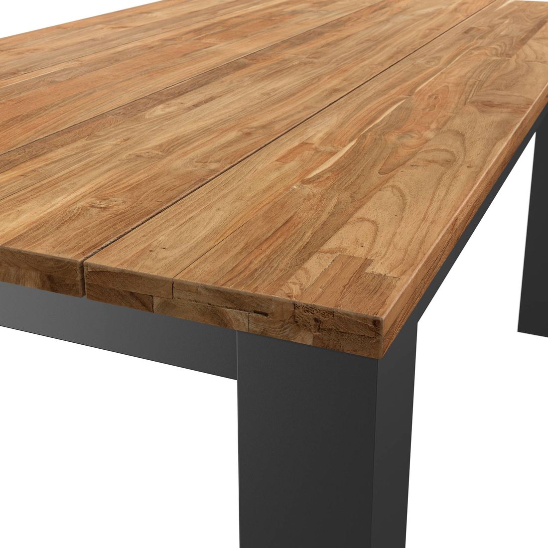 OUTLIV. Atlanta Gartentisch Aluminium/Teak