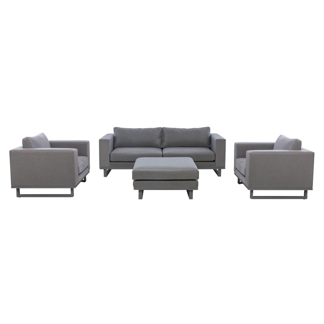 OUTLIV. Miami Loungeset Aluminium/Sunbrella