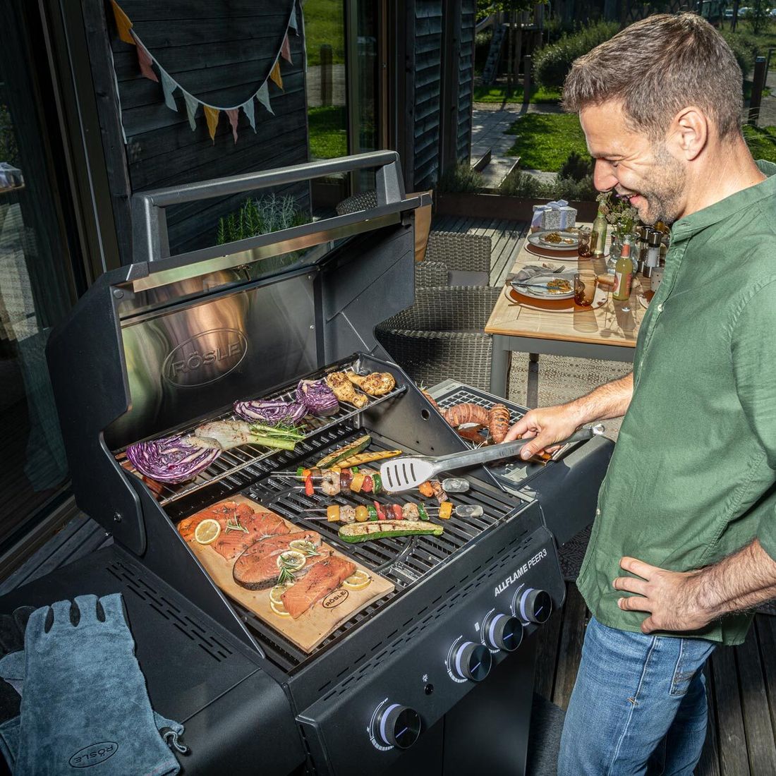 Rösle Allflame Peer 3 Gasgrill
