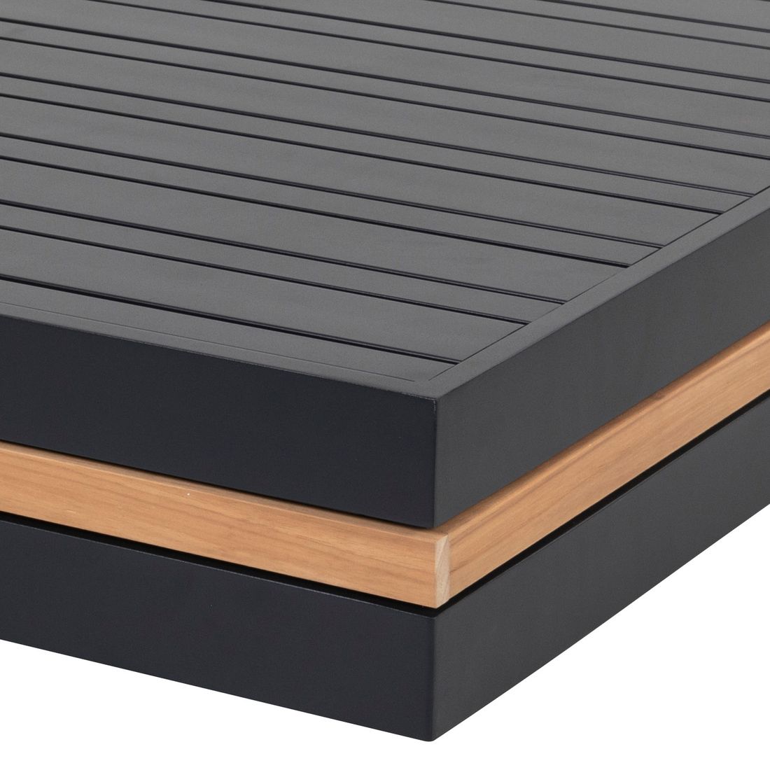 OUTLIV. Triest Ecklounge Aluminium/Teak/Spunpolyester